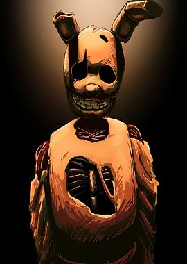 Creepy Rabbit Animatronic Character