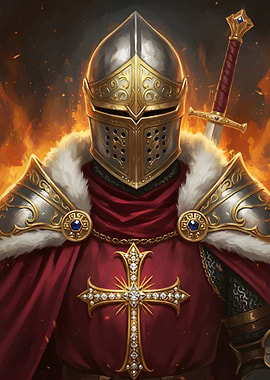 Knight in Shining Armor Portrait