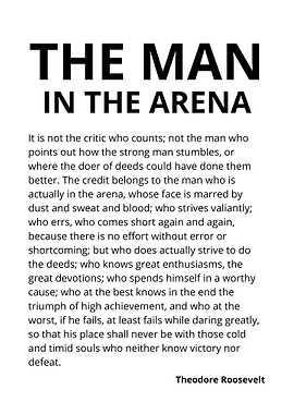 The Man in the Arena Quote