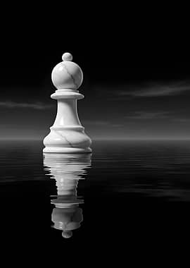 Chess Bishop on Water