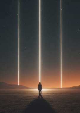 Extraterrestrial Light Beams