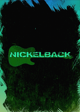 Nickelback Guitar Art