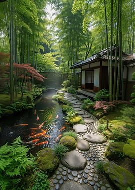 Japanese Bamboo Garden