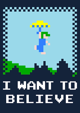 I Want to Believe Pixel Art