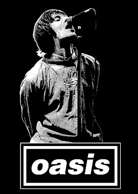 Oasis Band Poster