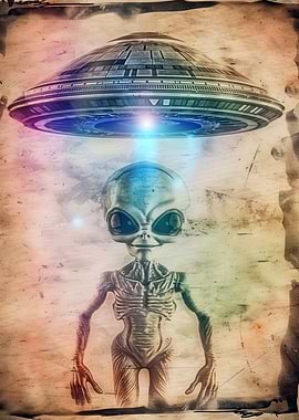 Alien Encounter with UFO
