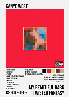 Kanye West - Twisted Fantasy Album Cover