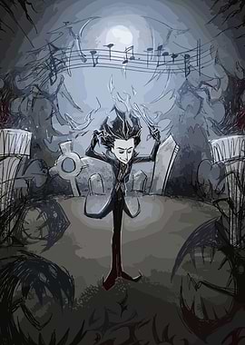 Wilson Conducting in Don't Starve Style