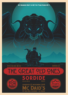 The Great Old Ones Concert Poster