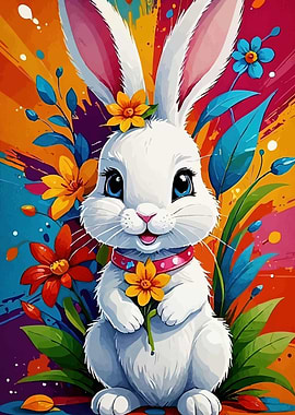 Easter Bunny Flowers
