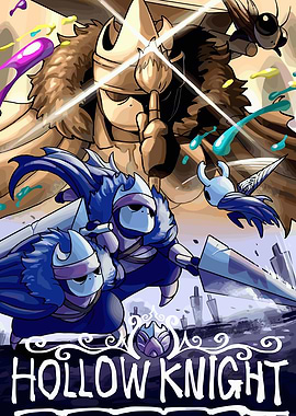 Hollow Knight Game Illustration