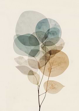Translucent Leaves Botanical Art