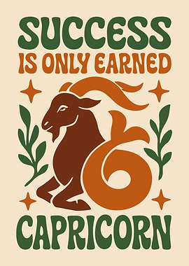 Capricorn Zodiac Sign Art