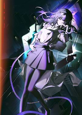 Anime Girl in Urban Setting