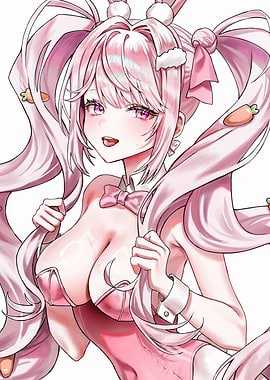 Anime Girl in Bunny Suit
