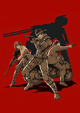 Metal Gear Solid Team Illustration
