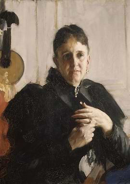 Portrait of a Woman with Guitar