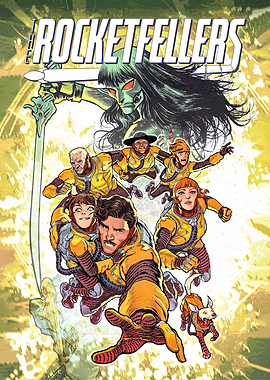 The Rocketfellers Comic Book Cover