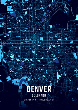 Denver Midnight City Map