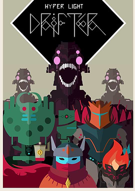Hyper Light Drifter Game Poster Art