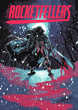 The Rocketfellers Comic Book Cover Art