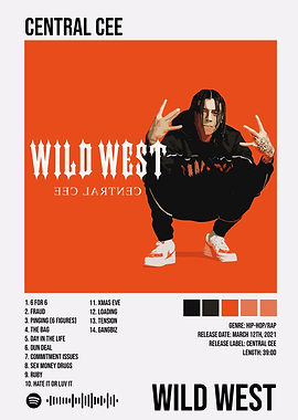 Central Cee - Wild West Album Cover