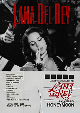 Lana Del Rey Honeymoon Album Cover