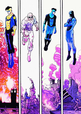 Invincible Comic Book Cover Art