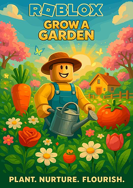 Roblox Grow a Garden Illustration