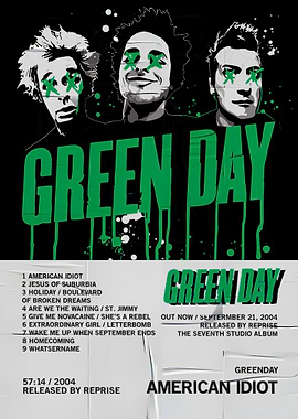 Green Day - American Idiot Album Cover
