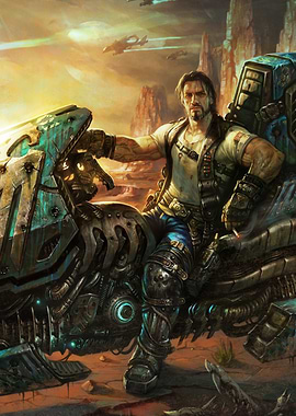StarCraft: Jim Raynor on a Vulture