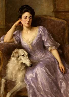 Lady Agnew and Her Hound