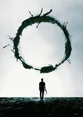 Arrival Movie Poster Silhouette