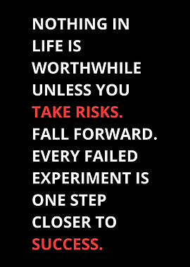 Inspirational Quote: Risks and Success