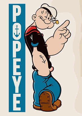 Popeye the Sailor Cartoon Character