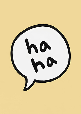 Speech Bubble on Yellow Background
