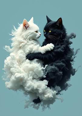 Yin and Yang Cats