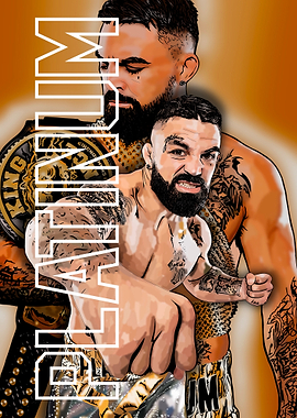 Platinum Mike Perry – Bare Knuckle King Artwork by GrizzlyGFX