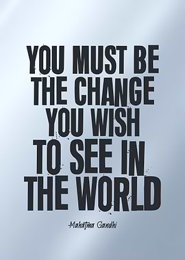 Inspirational Quote by Mahatma Gandhi