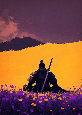 Samurai in Field