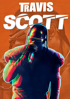 Travis Scott Performance Poster