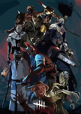 Dead by Daylight Killer Collage