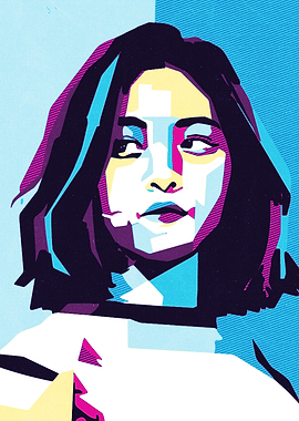 Pop Art Portrait of a Woman