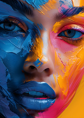 Colorful Abstract Portrait