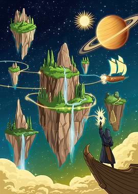 Fantasy Floating Islands Adventure: Explore Mystical Lands in the Sky