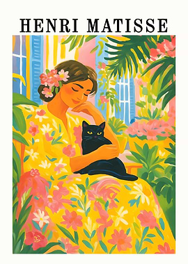 Henri Matisse Woman with Black Cat