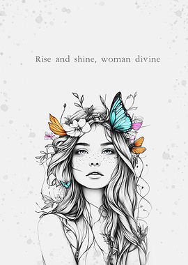 Rise and shine, woman divine