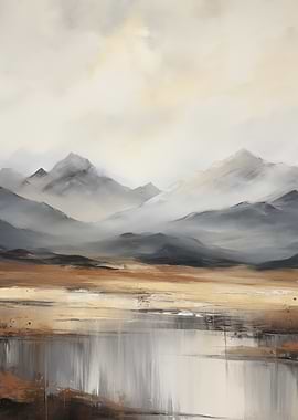 Misty Mountain Landscape