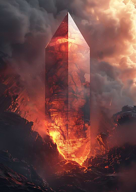 Fiery Crystal Obelisk