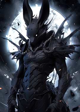 Dark Rabbit Warrior in Armor